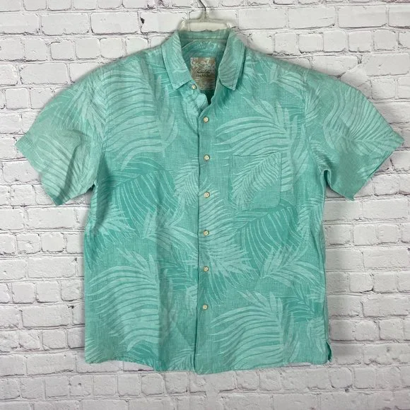 Tasso Elba Island Green Shirt & Zonz Brown Short Men's Bundle - Picture 12 of 16